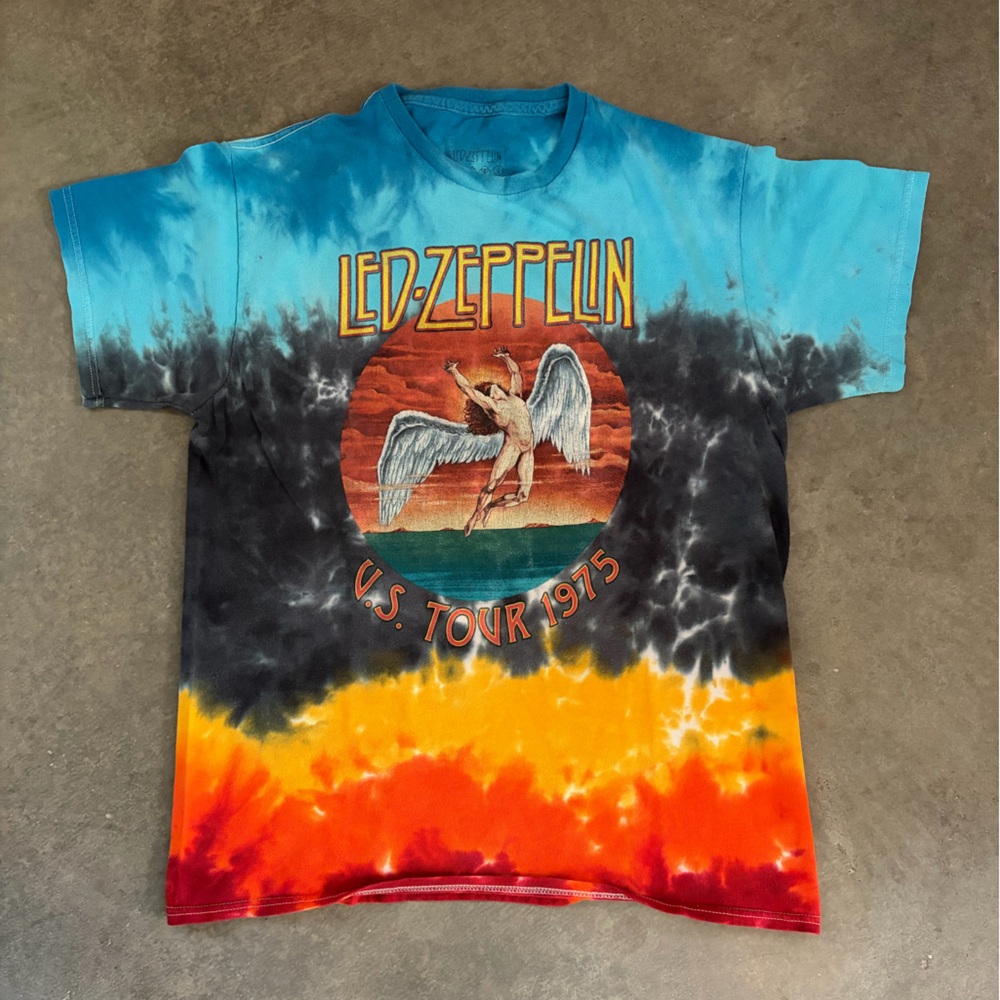 Led Zeppelin Tie-dye T-Shirt Size Medium